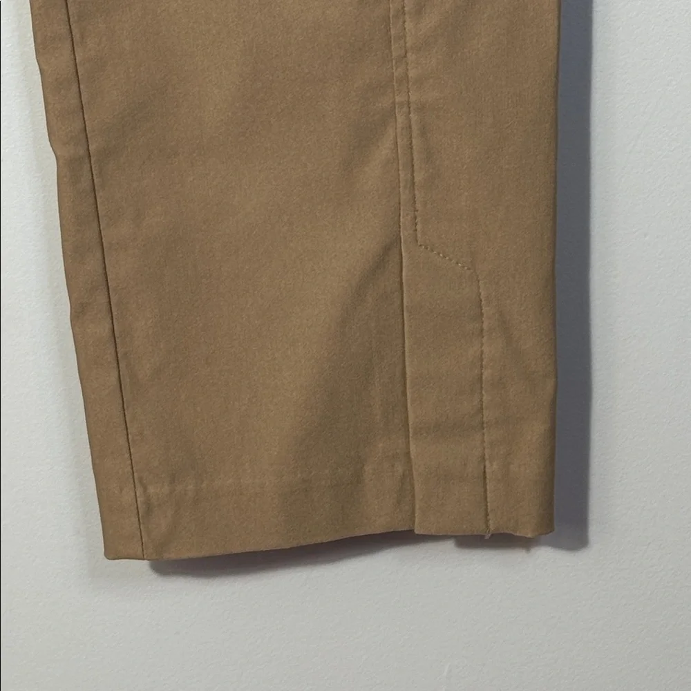 Rafaella Pants Tan Cropped High Rise in Size 16 ‎ NWT
